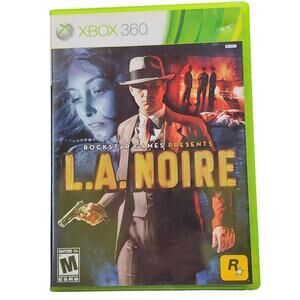 LA Noire (Microsoft Xbox 360, 2011) 3-Disc Complete Game-ROCKSTAR Games Untested